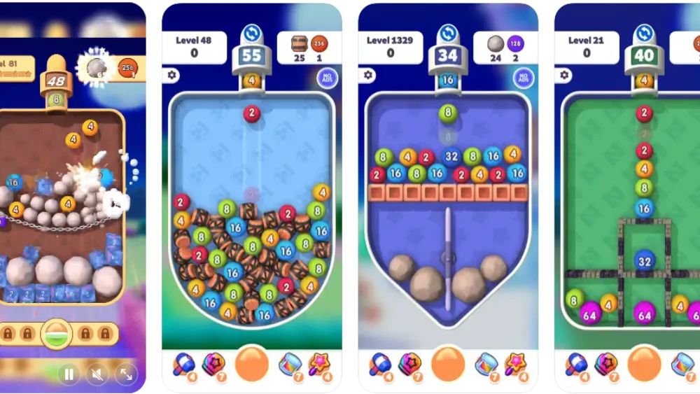 Bubble Buster 2048 скриншот