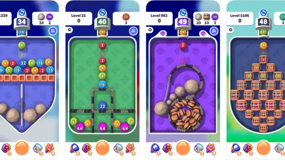 Bubble Buster 2048 скриншот