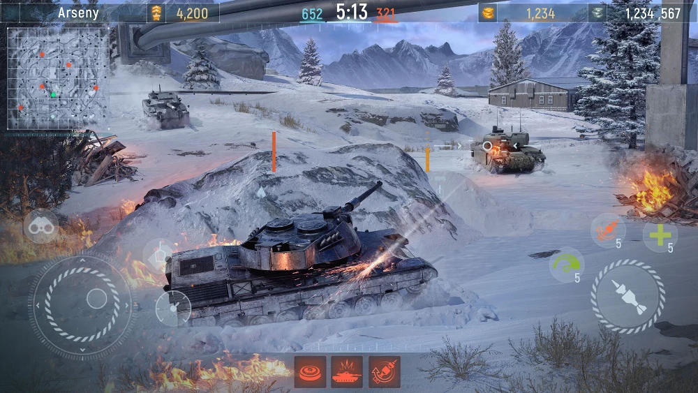 Modern Tanks скриншот